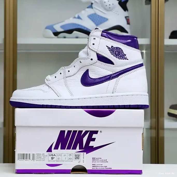 Air Kimikick Court 1 High OG Jordan Purple 0708